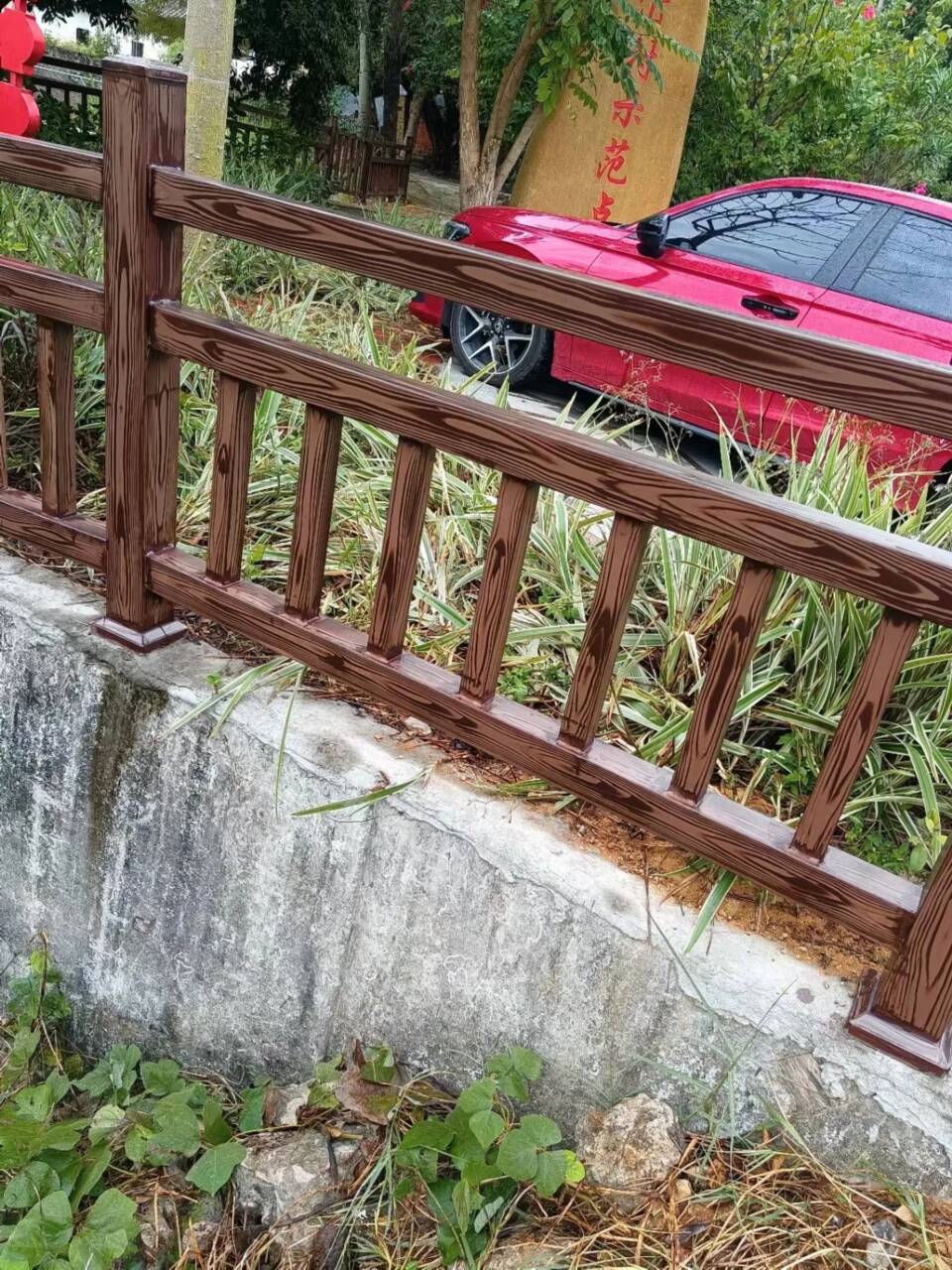 廊架长廊木纹漆厂家施工