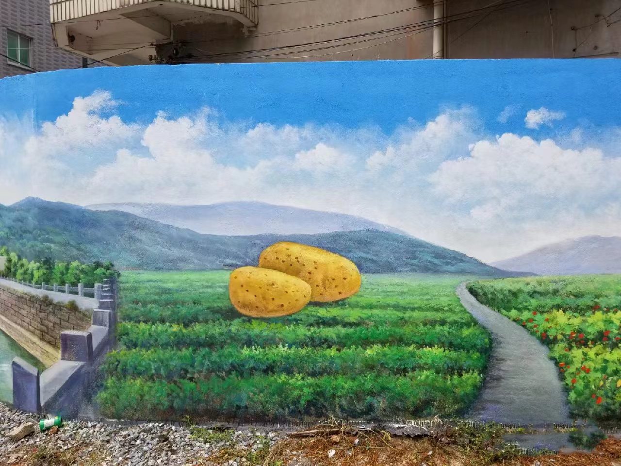外墙彩绘手绘墙绘画涂鸦公司